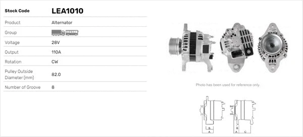 Alternateur LUSA LEA1010