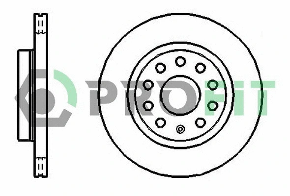 Disque de frein PROFIT 5010-1504