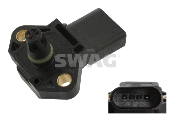 Capteur, pression de suralimentation SWAG 30 93 6116