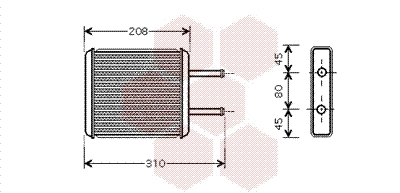 Système de chauffage VAN WEZEL 83006043