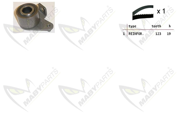 Kit de courroie crantée MABYPARTS OBK010267
