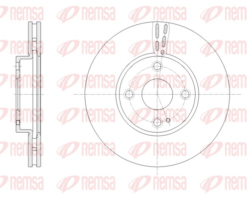 Disque de frein REMSA 61659.10