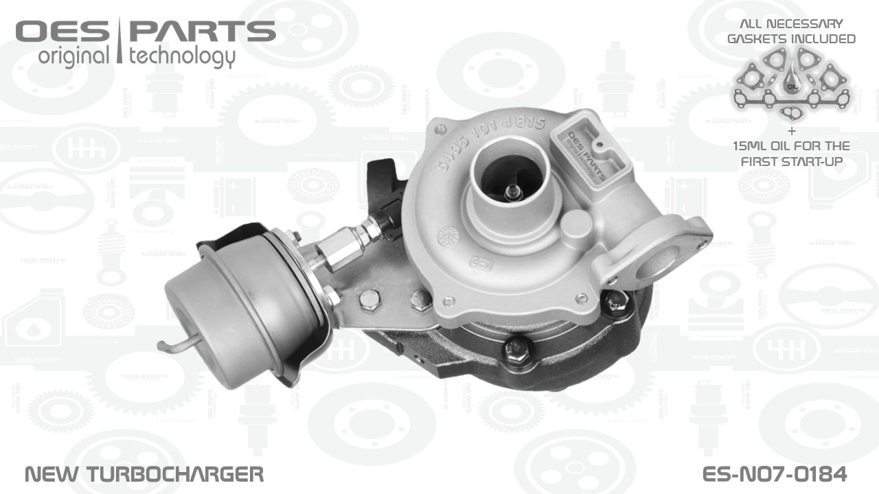 Turbocompresseur, suralimentation OES PARTS ES-N07-0184