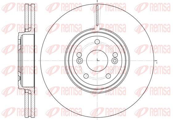 Disque de frein REMSA 6695.10