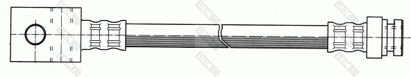 Flexible de frein GIRLING 9001365