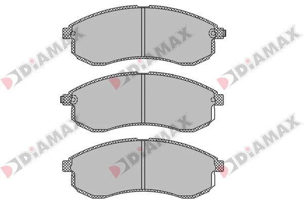 Kit de plaquettes de frein, frein à disque DIAMAX N09177