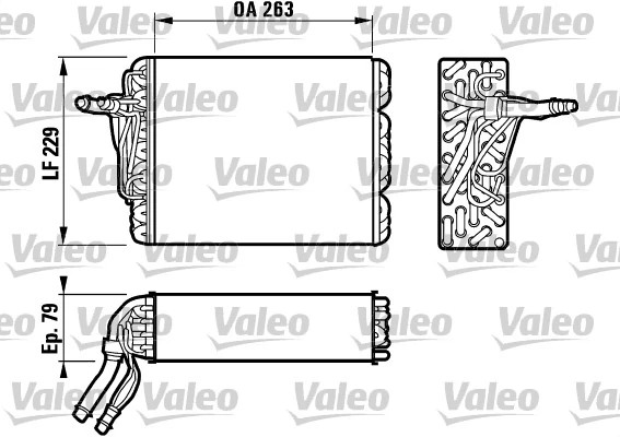 Évaporateur climatisation VALEO 817111