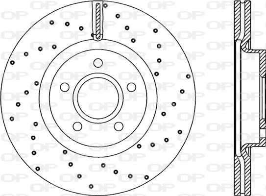 Disque de frein OPEN PARTS BDRS2153.25