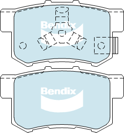 Kit de plaquettes de frein, frein à disque BENDIX-SEA DB1728 HD
