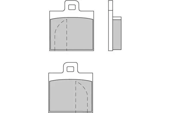 Kit de plaquettes de frein, frein à disque E.T.F. 12-0089