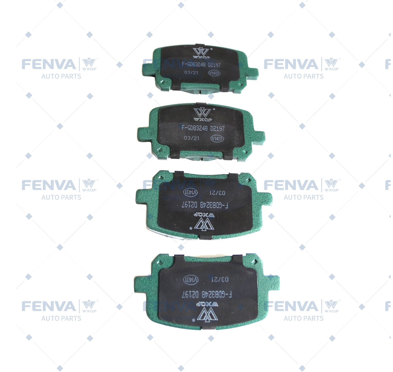 Kit de plaquettes de frein, frein à disque WXQP 40449