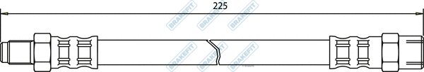 Flexible de frein APEC BHO4268