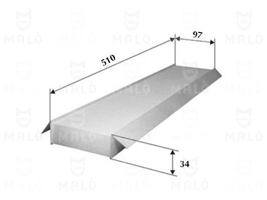 Filtre, air de l'habitacle AKRON-MALÒ 1530201
