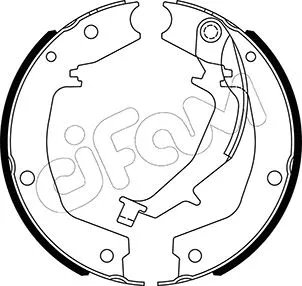 Jeu de mâchoires de frein, frein de stationnement CIFAM 153-585