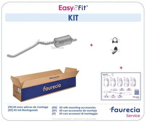 Silencieux arrière Faurecia FS16053