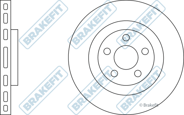 Disque de frein APEC SDK6829