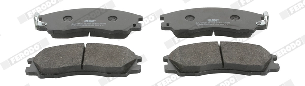 Kit de plaquettes de frein, frein à disque FERODO FDB1670