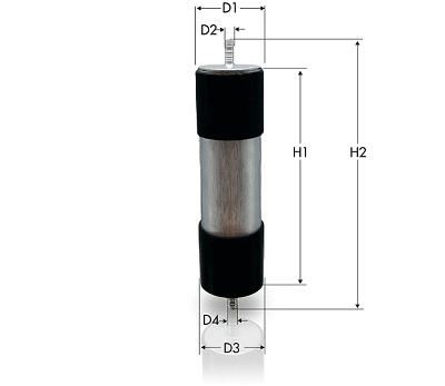 Filtre à carburant TECNECO FILTERS GS1223