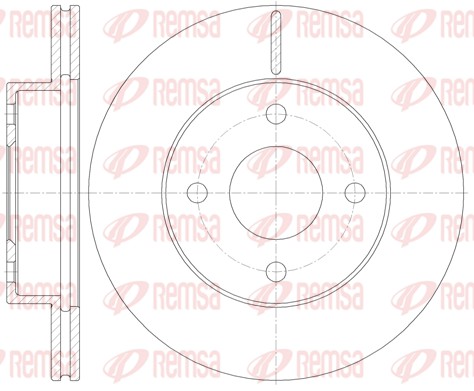 Disque de frein REMSA 61131.10
