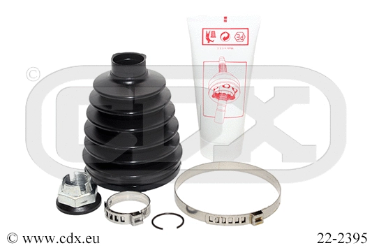 Jeu de joints-soufflets, arbre de commande CDX 22-2395