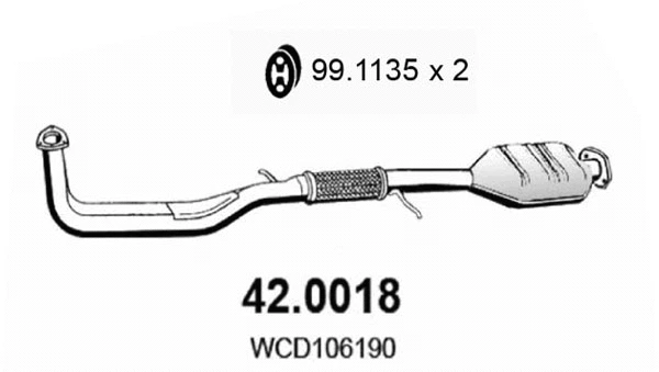 Catalyseur ASSO 42.0018