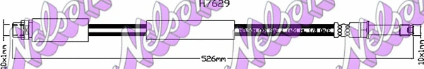 Flexible de frein KAWE H7629