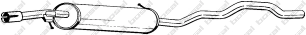 Silencieux central KLOKKERHOLM 285-515