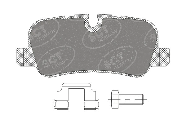 Kit de plaquettes de frein, frein à disque SCT - MANNOL SP 330 PR