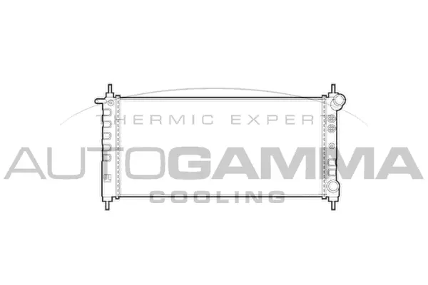 Radiateur, refroidissement du moteur AUTOGAMMA 101337