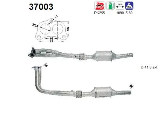 Catalyseur AS 37003
