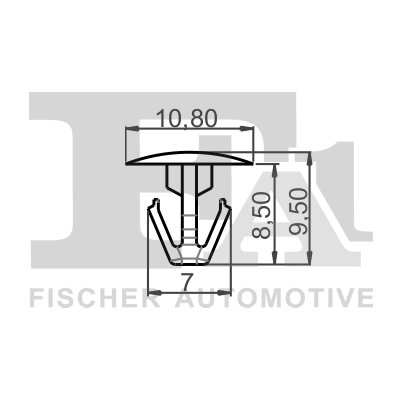 Clip, enjoliveur FA1 79-40047.10