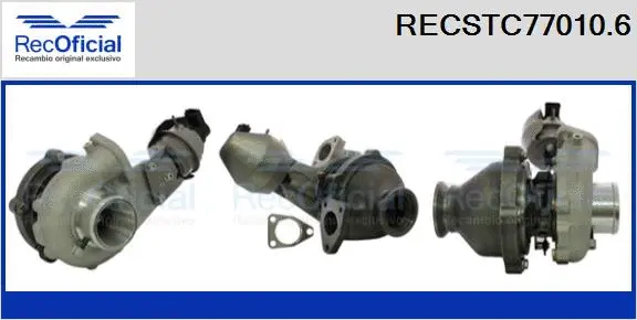Turbocompresseur, suralimentation RECOFICIAL RECSTC77010.6