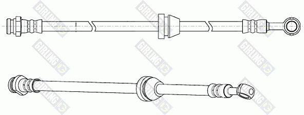 Flexible de frein GIRLING 9004947