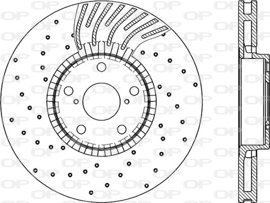 Disque de frein OPEN PARTS BDRS2284.25