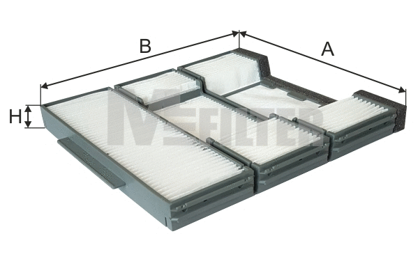 Filtre, air de l'habitacle MFILTER K 9141