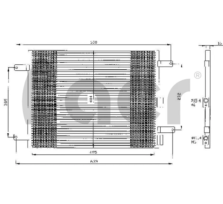 Condenseur, climatisation ACR 300327