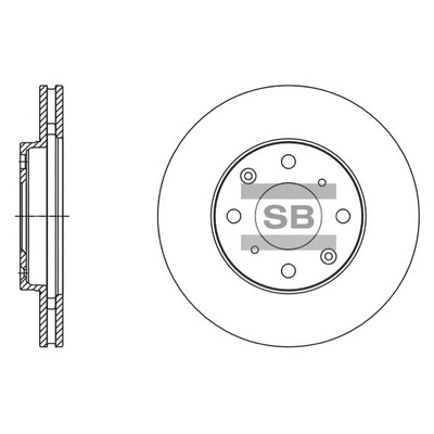 Disque de frein Hi-Q SD4113