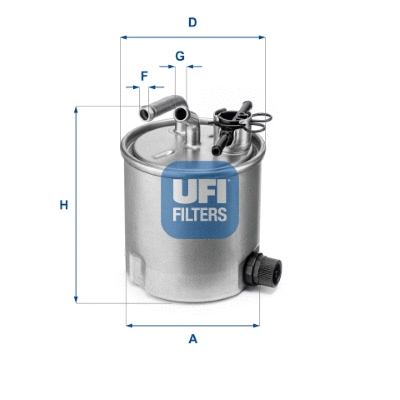 Filtre à carburant UFI 55.394.00