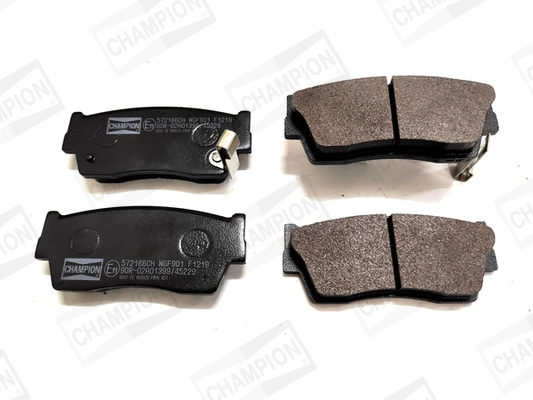 Kit de plaquettes de frein, frein à disque CHAMPION 572166CH