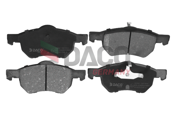 Kit de plaquettes de frein, frein à disque DACO Germany 320502