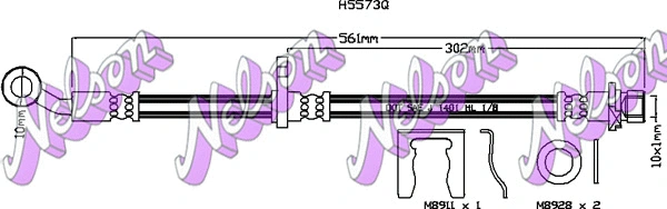 Flexible de frein KAWE H5573Q