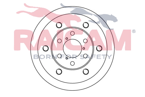 Disque de frein RAICAM RD00191
