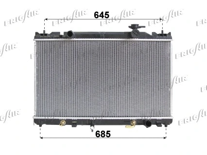 Radiateur, refroidissement du moteur FRIGAIR 0115.3118