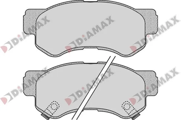 Kit de plaquettes de frein, frein à disque DIAMAX N09773