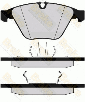 Kit de plaquettes de frein, frein à disque Brake ENGINEERING PA1505