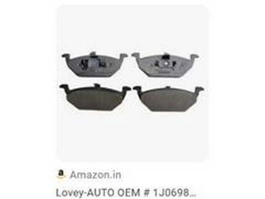 Kit de plaquettes de frein, frein à disque ZPY 1J0698151A