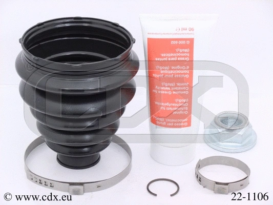 Jeu de joints-soufflets, arbre de commande CDX 22-1106