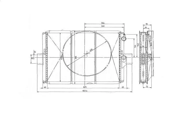 Radiateur, refroidissement du moteur ORDONEZ 1020231811
