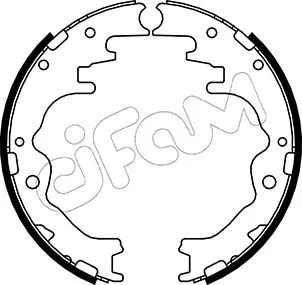 Jeu de mâchoires de frein CIFAM 153-209