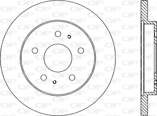 Disque de frein OPEN PARTS BDA1920.10